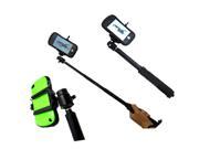 Telescoping Extendable Pole Handheld Monopod with Tripod for Gopro Hero 2 / 3