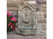 Marina Outdoor Wall Fountain Florentine Stone