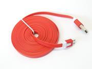10FT Red Micro USB to USB 2.0 Charging Charger Sync Data Cable Cord for Samsung Galaxy Kindle Fire Nexus LG HTC Smartphone Tablet
