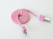 3 Feet Light Pink Micro USB to USB 2.0 Charging Charger Sync Data Cable Cord for Samsung Galaxy Kindle Fire Nexus LG HTC Smartphone Tablet