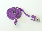 3 Feet Purple Micro USB to USB 2.0 Charging Charger Sync Data Cable Cord for Samsung Galaxy Kindle Fire Nexus LG HTC Smartphone Tablet
