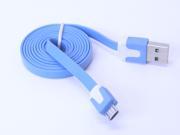 3 Feet Light Blue Micro USB to USB 2.0 Charging Charger Sync Data Cable Cord for Samsung Galaxy Kindle Fire Nexus LG HTC Smartphone Tablet