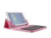 For HP Slate 7 2800 (Not 1800) Tablet Removable Wireless Bluetooth Keyboard Leather Case Cover + Stylus Pink