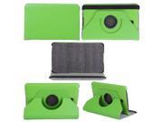 360 Rotating Stand Leather Case Cover for Dell Venue 7 Android Tablet Green