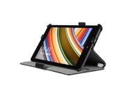 For Lenovo Thinkpad 8 Windows 8 8.3 inch Tablet Folio Leather Stand Case Cover Black