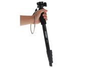 138cm 5-Section Camera Monopod Unipod Stabilizer Walking Stick Camcorder Video