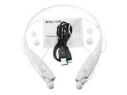 HBS 730 Universal Wireless Bluetooth 3.0 HandFree Sport Stereo Headset headphone With USB Charger CableFor Iphone 6 5S 5C 5 4S 4 3GS Galaxy S4 S3 I9500 White