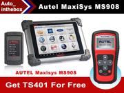 Autel MaxiSys MS908 WIFI Bluetooth OBD Smart Automotive Diagnostic and Analysis System with LED Touch Display Get MaxiTPMS TS401 free Free Online Update