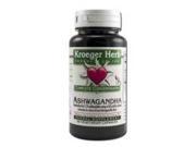 Kroeger Herb Ashwagandha Complete Concentrate 60 Vegetarian Capsules Single Herb Supplements