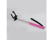 Pink Extendable Handheld Monopod Selfie Stick for Camera iPhone Samsung