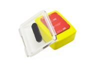 3in1 Yellow Floaty Sponge w/Adhesive Sticker Tape + Backdoor Gopro Hero 3 2 1