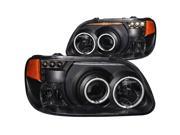 FRONT HEADLIGHT 1995 2001 97 PROJECTOR BLACK CLEAR AMBER 1 PC