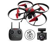 Force1 U49C Drone with Camera for Beginners – HD Beginner Drone Quadcopter w/ Altitude Hold, 15-min Long Flight Time & Extra Battery - 720P RC Camera Drones for