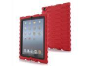 Hard Candy Cases ShockDrop Series Tablet Case for Apple iPad 2, iPad 3, or iPad 4 - Red/Black (SD-IPAD3-RED-BLK)