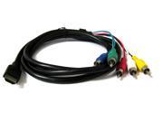 NEW 5ft HDMI Male To 5 RCA Audio Video AV Component Cable