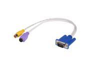 VGA to S Video RCA Converter Adapter cable for TV AV