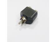 RCA Y Splitter AV Audio Video Plug Converter 1 Male to 2 Female Cable Adapter