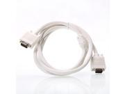 New 1.5M 3 4 VGA Monitor Male to Male Extension Cable White