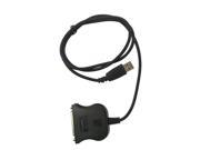 USB TO 25 PIN FEMALE PARALLEL PRINTER ADAPTER CABLE PC