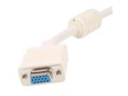 New 5M Male to Female VGA PS2 Extension Cable for KVM Switch White