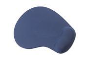 New GEL Wrist Mouse Mice Pad Silicone wide with Game Players Office Blue