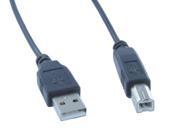 15ft 15feet USB2.0 A Male to B Male Printer Scanner Cable Black U2A1 B1 15BLK