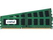 Crucial 4GB Kit 2x 2GB DDR3 1600MHz PC3 12800 Non ECC Desktop Memory RAM 1600
