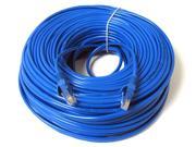 New 100FT 100 FT RJ45 CAT6 CAT 6 HIGH SPEED ETHERNET LAN NETWORK BLUE PATCH CABLE