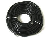 75FT RJ45 CAT5 HIGH SPEED ETHERNET LAN NETWORK BLACK PATCH CABLE