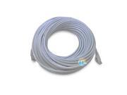 50FT RJ45 CAT5 ETHERNET LAN NETWORK PATCH CABLE Grey