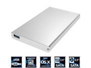 Ultra Slim USB 3.0 to 2.5 Inch SATA External Aluminum Hard Drive External Enclosure