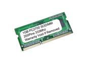 1GB SODIMM PC2700 333 DDR 200Pin MAJOR RAM Low Density Memory