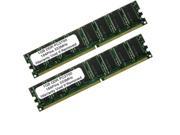 2GB Kit PC2700 LOW DENSITY DDR 2 X 1GB DDR 333 Mhz 184pin Desktop MEMORY