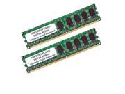 2GB 2x 1GB DDR2 800 MHz PC2 6400 Dual Channel Kit Low Density Desktop Memory RAM
