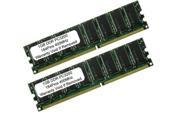 2 X 1GB 2GB Kit PC3200 LOW DENSITY DDR 400 Mhz 184pin Desktop MEMORY