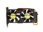 PCI Fan Tray Two 80mm 25mm 134CFM 12V VGA Variable Adjustable Speed 1040*
