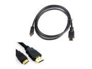 1.5M HDMI to Mini HDMI 1080p M to Male Adapter Connector Cable Type A to C 5FT