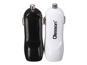 Dual USB Car Charger & 5 Charging Head Connector & Cable forSamsung S5 iPhone 5S iPad Tablets E-books MP3