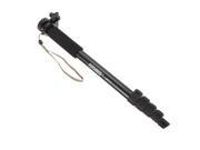 Floor Standing Monopod 5 Section Unipod Stabilizer Walking Stick Camera Video