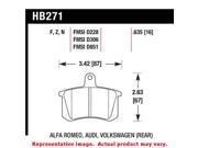 Hawk Performance HB271F.635 Disc Brake Pad Hawk Performance HB271F.635 Disc Brake Pad