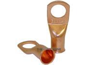 The Install Bay Cur1012 1/0 Gauge 1/2" Uninsulated Copper Ring Terminal (5/pack)