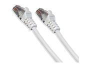 CAT6 White Ethernet Network 7' Feet 24 AWG Patch Cable RJ45 LAN Wire