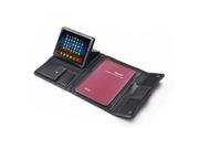 Conference Portfolio w/Spiral Notebook&Regular Notepad for iPad 4/iPad 3/iPad 2, Black