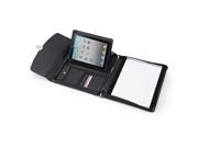 Leather iPad Briefcase with Multiangle Viewing for iPad 4/iPad 3/iPad 2