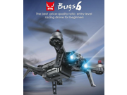 MJX Bugs 6 Brushless Racing Quadcopter with 3D Flip & Rolls Mode RTF Standard Version without Camera- Black