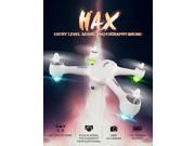 JJRC JJPRO X3 HAX WIFI FPV Brushless Drone with 1080P HD Detachable Camera GPS Positioning RC Quadcopter RTF - White