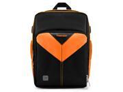 Black/Orange VanGoddy Sparta DSLR Camera Bag