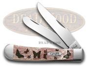 CASE XX Butterfly Pink Pearl Trapper Pocket 1/500 Knife