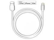 Pawtec [Apple MFi Certified] Premium Lightning to USB Charge and Sync Cable 3.3 Feet 1Meter Alpha Series for iPhone 7 7 Plus 6s 6 Plus 6s 6 SE iPad Pro A