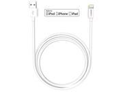 Pawtec Premium Lightning to USB Charge and Sync Cable 6.6 Feet 2 Meter Extra Long [Apple MFi Certified]